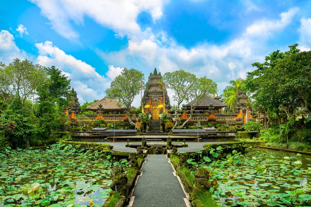 exotic temple in Ubud Bali