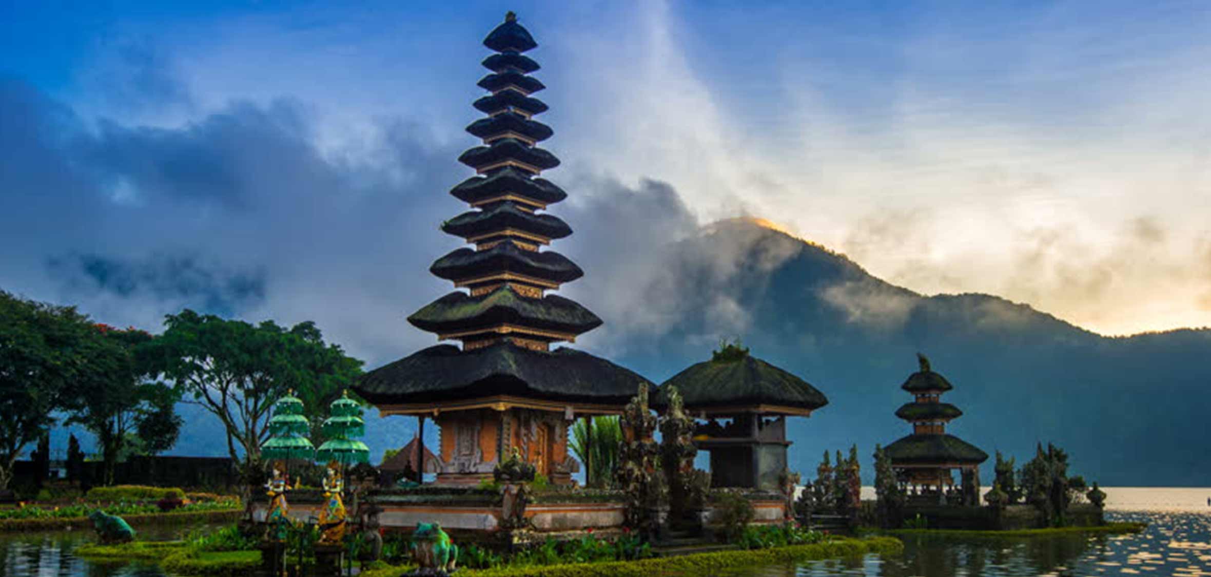 Balinese temple on the water