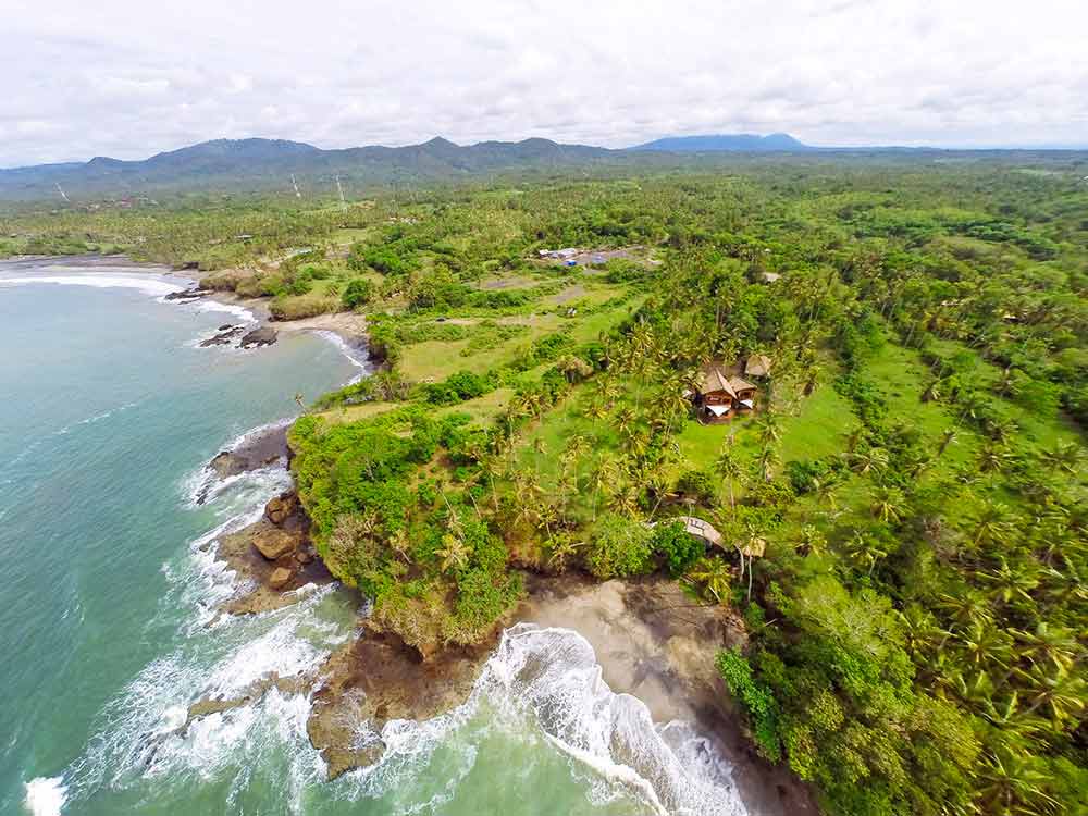 coastline view of Bali